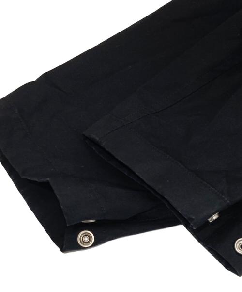 JIL SANDER（ジルサンダー）JIL SANDER (ジルサンダー) バックロゴプリントコーチジャケット  W BLOUSON 03 PNT J23BN0003 ブラック サイズ:46の古着・服飾アイテム