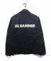 JIL SANDER (ジルサンダー) バックロゴプリントコーチジャケット  W BLOUSON 03 PNT J23BN0003 ブラック サイズ:46：60000円