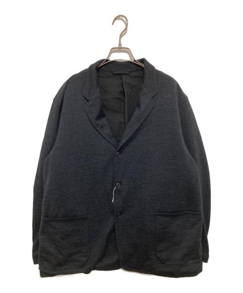 COMOLI（コモリ）COMOLI (コモリ) ウールニットジャケット テーラードジャケット　C03-06013 グレー サイズ:1の古着・服飾アイテム