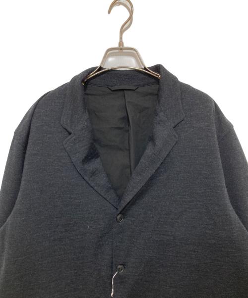 COMOLI（コモリ）COMOLI (コモリ) ウールニットジャケット テーラードジャケット　C03-06013 グレー サイズ:1の古着・服飾アイテム