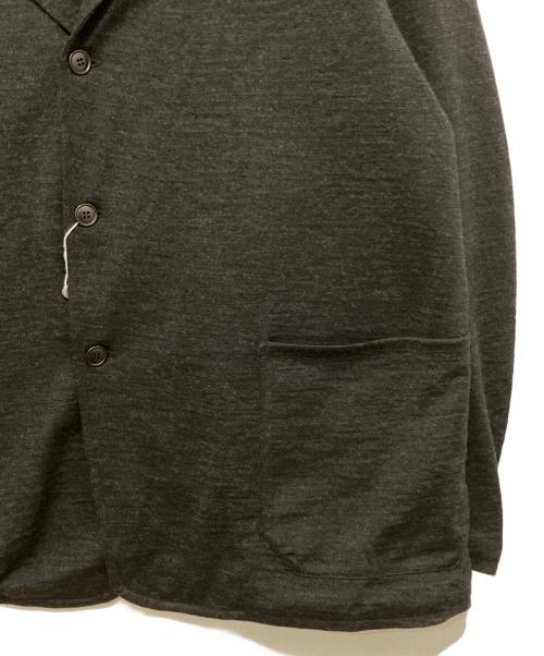 COMOLI（コモリ）COMOLI (コモリ) ウールニットジャケット テーラードジャケット　C03-06013 グレー サイズ:1の古着・服飾アイテム