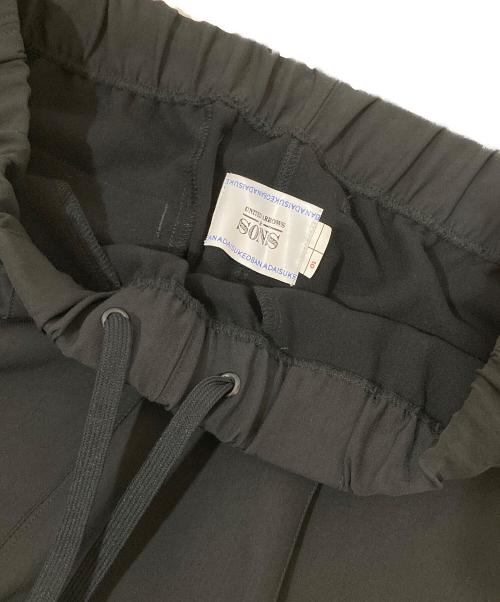 UNITED ARROWS & SONS by DAISUKE OBANA（ユナイテッドアローズ＆サンズ バイ ダイスケ オバナ）UNITED ARROWS & SONS by DAISUKE OBANA (ユナイテッドアローズ＆サンズ バイ ダイスケ オバナ) センタープレススラックス　5514-299-0758 ブラック サイズ:Sの古着・服飾アイテム