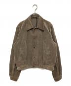 AURALEEオーラリー）の古着「PIGMENT DYED FINX CORDUROY BLOUSON(ピグメントダイ フィンクスコーデュロイブルゾン) A25AB01FC」｜ブラウン