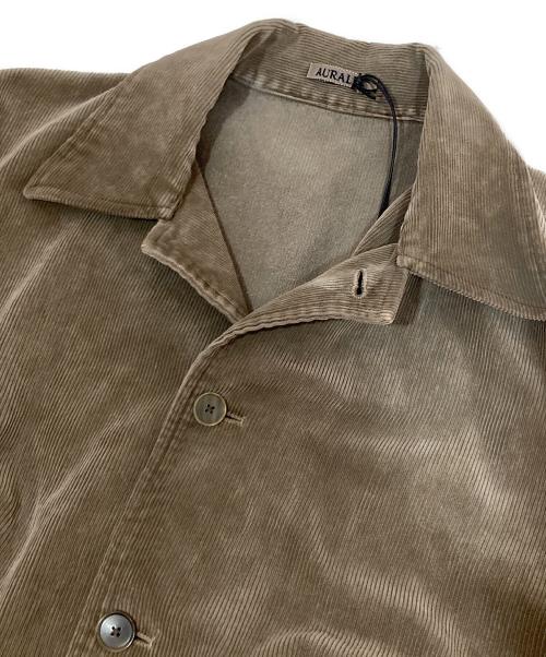 AURALEE（オーラリー）AURALEE (オーラリー) PIGMENT DYED FINX CORDUROY BLOUSON(ピグメントダイ フィンクスコーデュロイブルゾン) A25AB01FC ブラウン サイズ:4の古着・服飾アイテム
