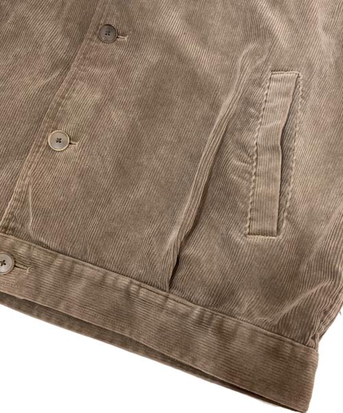 AURALEE（オーラリー）AURALEE (オーラリー) PIGMENT DYED FINX CORDUROY BLOUSON(ピグメントダイ フィンクスコーデュロイブルゾン) A25AB01FC ブラウン サイズ:4の古着・服飾アイテム