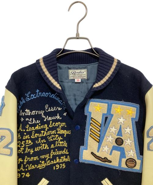 WAREHOUSE（ウエアハウス）WAREHOUSE (ウエアハウス) 1970’s VARSITY AWARD JACKET  Lot.2229(ヴァーシティアワードジャケット) スタジャン　24AW ネイビー サイズ:38の古着・服飾アイテム