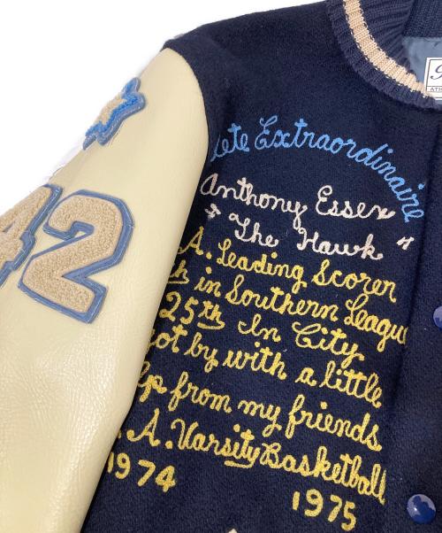 WAREHOUSE（ウエアハウス）WAREHOUSE (ウエアハウス) 1970’s VARSITY AWARD JACKET  Lot.2229(ヴァーシティアワードジャケット) スタジャン　24AW ネイビー サイズ:38の古着・服飾アイテム