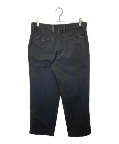 ISSEY MIYAKE（イッセイミヤケ）ISSEY MIYAKE (イッセイミヤケ) コットンツイルワークパンツ COTTON TWIL WORK PNATS　ME73FF100 ブラック サイズ:3の古着・服飾アイテム