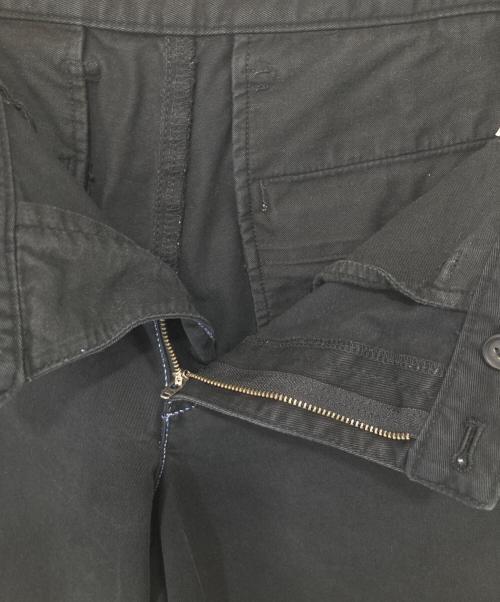 ISSEY MIYAKE（イッセイミヤケ）ISSEY MIYAKE (イッセイミヤケ) コットンツイルワークパンツ COTTON TWIL WORK PNATS　ME73FF100 ブラック サイズ:3の古着・服飾アイテム