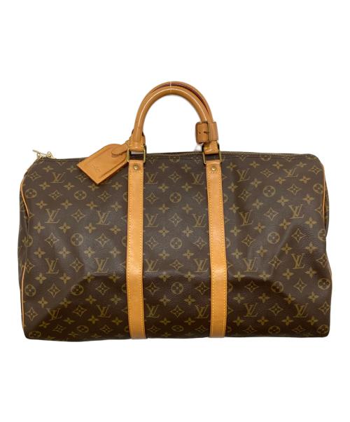 LOUIS VUITTON（ルイ ヴィトン）LOUIS VUITTON (ルイ ヴィトン) モノグラム キーポル50 トラベルバッグ   M41426 ブラウンの古着・服飾アイテム
