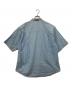 AURALEE (オーラリー) WASHED FINX TWILL BIG HALF SLEEVED SHIRT スカイブルー サイズ:5：10000円
