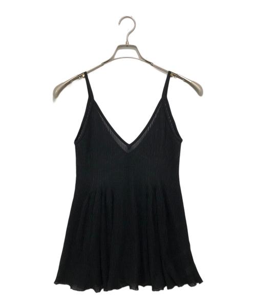 CFCL（シーエフシーエル）CFCL (シーエフシーエル) HYPHA LUCENT CAMISOLE ブラック サイズ:FREEの古着・服飾アイテム