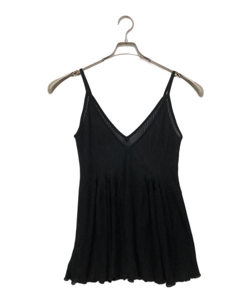 CFCL（シーエフシーエル）CFCL (シーエフシーエル) HYPHA LUCENT CAMISOLE ブラック サイズ:FREEの古着・服飾アイテム