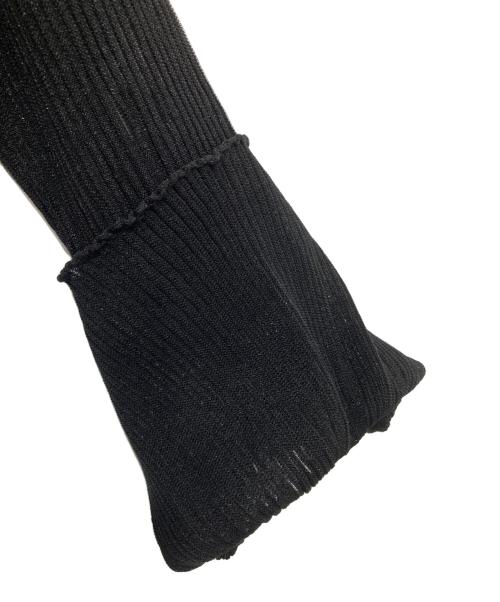 CFCL（シーエフシーエル）CFCL (シーエフシーエル) HYPHA LUCENT BELL SLEEVE CARDIGAN　ベルスリーブカーディガン　CF008KE014 ブラック サイズ:3の古着・服飾アイテム