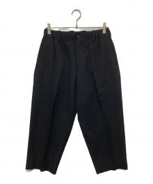 Yohji Yamamoto pour homme（ヨウジヤマモト プールオム）の古着「ウールスラックス HT-P23-100」｜ブラック