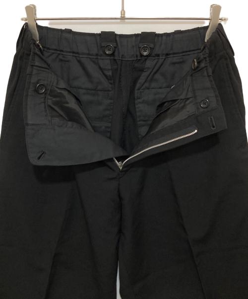Yohji Yamamoto pour homme（ヨウジヤマモト プールオム）Yohji Yamamoto pour homme (ヨウジヤマモト プールオム) ウールスラックス HT-P23-100 ブラック サイズ:２の古着・服飾アイテム