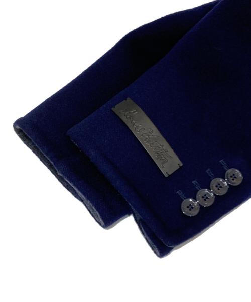 LOUIS VUITTON（ルイ ヴィトン）LOUIS VUITTON (ルイ ヴィトン) ウールカモフラージュ テーラードジャケット HJJ01EVZU ネイビー サイズ:48の古着・服飾アイテム