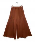 UN3D.アンスリード）の古着「SLIDE CUT FLARE PT / スライドカットフレアパンツ　522340701501-01」｜オレンジ