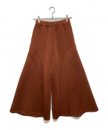 UN3D.（アンスリード）の古着「SLIDE CUT FLARE PT / スライドカットフレアパンツ　522340701501-01」｜オレンジ