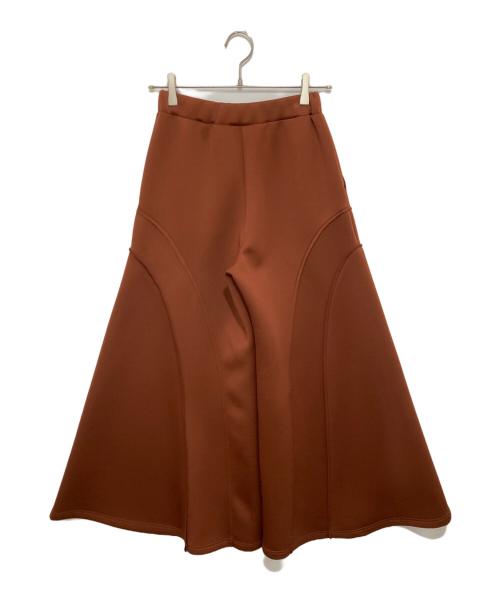 UN3D.（アンスリード）UN3D. (アンスリード) SLIDE CUT FLARE PT / スライドカットフレアパンツ　522340701501-01 オレンジ サイズ:36の古着・服飾アイテム