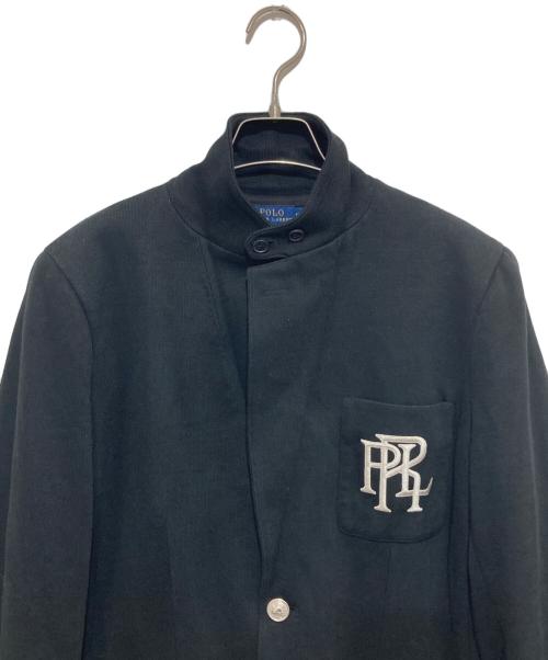 POLO RALPH LAUREN（ポロ・ラルフローレン）POLO RALPH LAUREN (ポロ・ラルフローレン) エンブレム ブレザー　2Bテーラードジャケット　	211645540002 ブラック サイズ:SIZE 14の古着・服飾アイテム