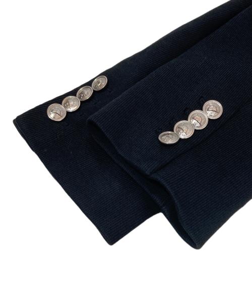 POLO RALPH LAUREN（ポロ・ラルフローレン）POLO RALPH LAUREN (ポロ・ラルフローレン) エンブレム ブレザー　2Bテーラードジャケット　	211645540002 ブラック サイズ:SIZE 14の古着・服飾アイテム