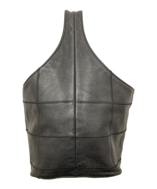 CHANEL（シャネル）CHANEL (シャネル) ココマークチョコバー巾着フリンジバッグ　A19981 ブラックの古着・服飾アイテム