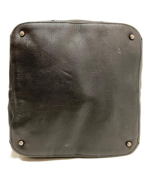 CHANEL（シャネル）CHANEL (シャネル) ココマークチョコバー巾着フリンジバッグ　A19981 ブラックの古着・服飾アイテム