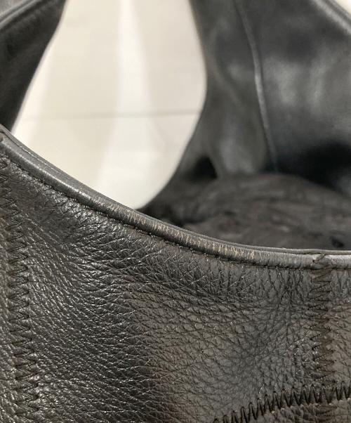 CHANEL（シャネル）CHANEL (シャネル) ココマークチョコバー巾着フリンジバッグ　A19981 ブラックの古着・服飾アイテム