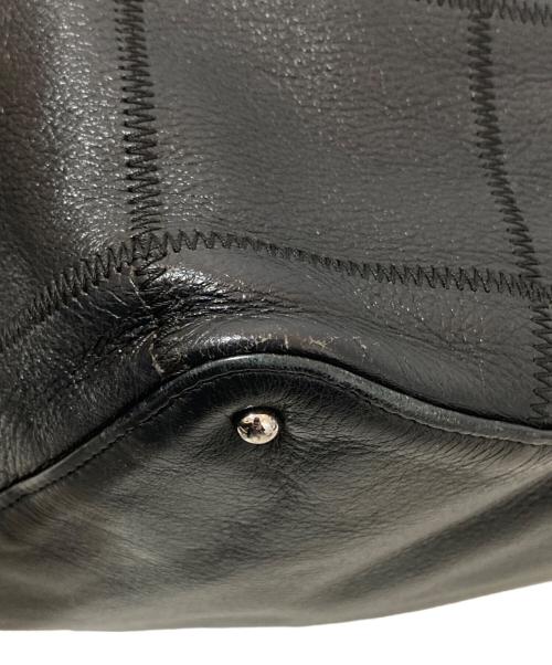 CHANEL（シャネル）CHANEL (シャネル) ココマークチョコバー巾着フリンジバッグ　A19981 ブラックの古着・服飾アイテム