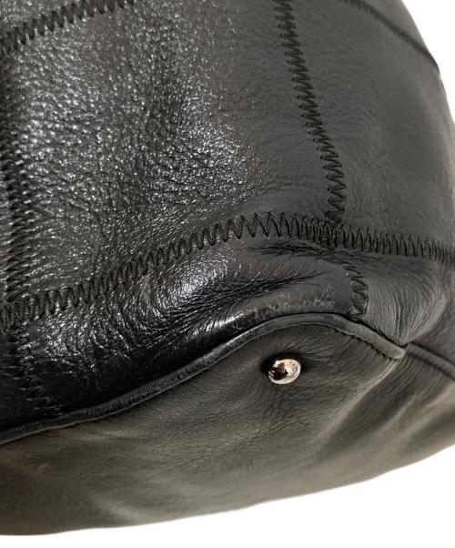 CHANEL（シャネル）CHANEL (シャネル) ココマークチョコバー巾着フリンジバッグ　A19981 ブラックの古着・服飾アイテム