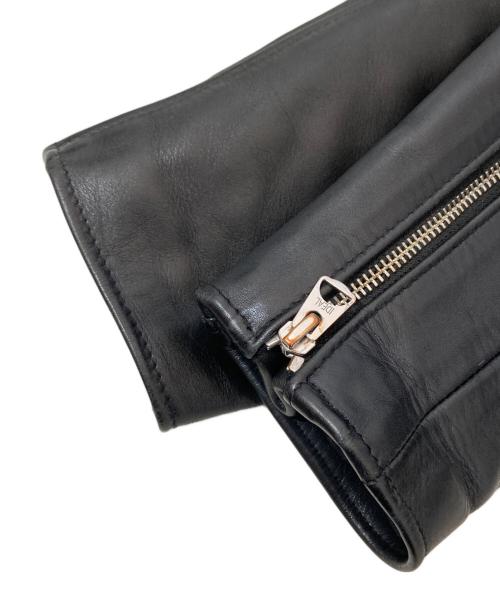 Schott（ショット）Schott (ショット) 613UST ONESTAR TALL/ワンスター トール ライダース レザージャケット　USA製 ブラック サイズ:42 TALLの古着・服飾アイテム