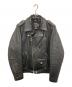 Schott（ショット）の古着「613UST ONESTAR TALL/ワンスター トール ライダース レザージャケット　USA製」｜ブラック