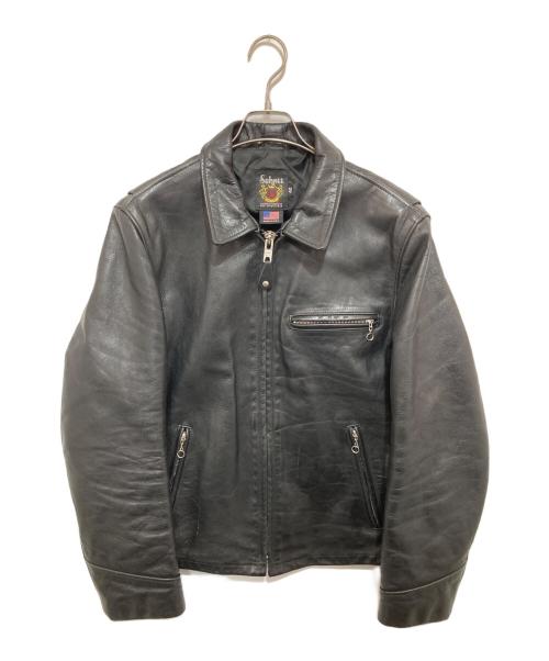 Schott（ショット）Schott (ショット) 103US TRUCKER JACKET（トラッカージャケット）　USA製 ブラック サイズ:42の古着・服飾アイテム