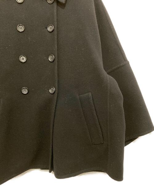 DES PRES（デ プレ）DES PRES (デ プレ) ウールモッサ ステンカラーミディコート 24AW　22-08-44-08308 ブラック サイズ:Fの古着・服飾アイテム