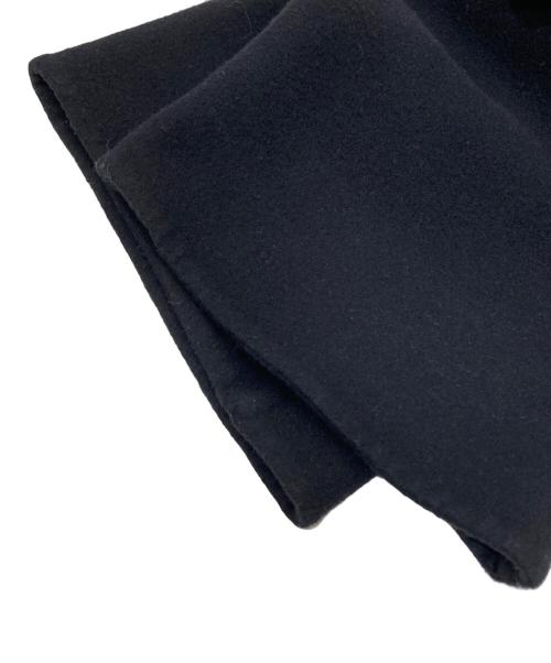 DES PRES（デ プレ）DES PRES (デ プレ) ウールモッサ ステンカラーミディコート 24AW　22-08-44-08308 ブラック サイズ:Fの古着・服飾アイテム