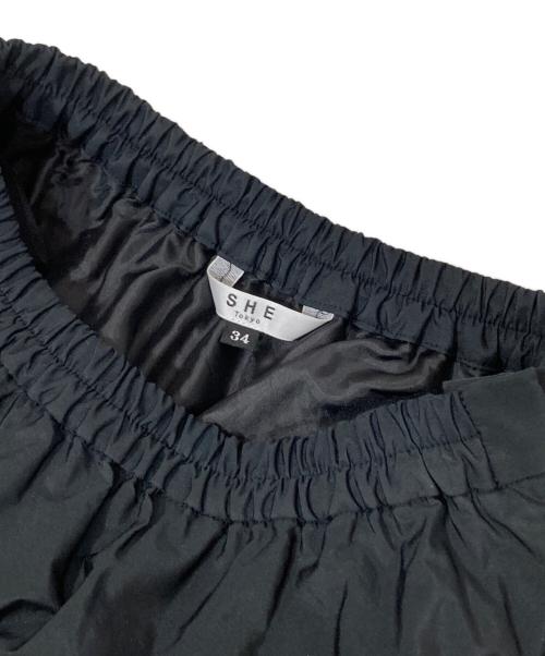 SHE TOKYO（シートーキョー）SHE TOKYO (シートーキョー) Eleanor（エレノア）スカート　S-SK-419 ブラック サイズ:34の古着・服飾アイテム