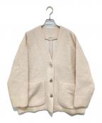 YORIヨリ）の古着「ウールモヘアシャギージャケット　YR2125-098AW-6」｜アイボリー