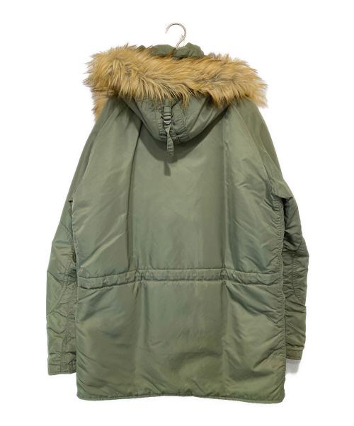 AVIREX（アヴィレックス）AVIREX (アヴィレックス) N-3Bフライトジャケット　Flight Jacket military jacket  commercial fake fur 6152175 オリーブ サイズ:XLの古着・服飾アイテム