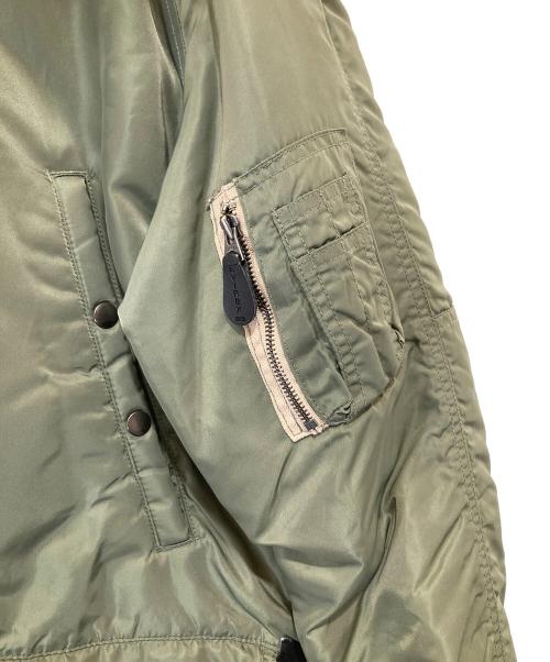 AVIREX（アヴィレックス）AVIREX (アヴィレックス) N-3Bフライトジャケット　Flight Jacket military jacket  commercial fake fur 6152175 オリーブ サイズ:XLの古着・服飾アイテム