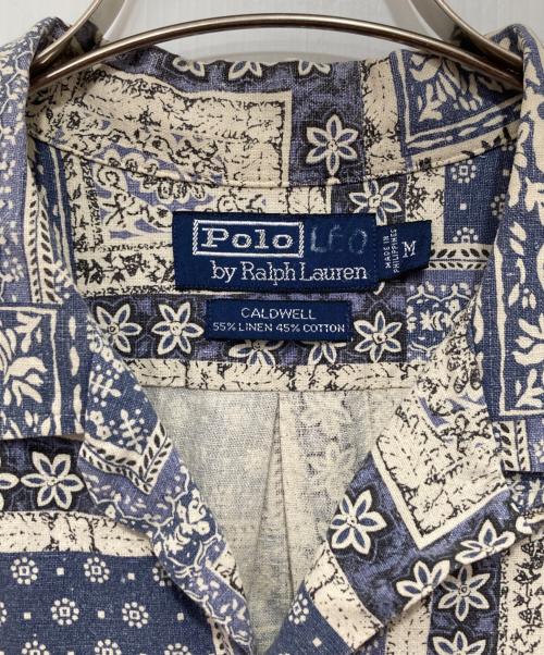 POLO RALPH LAUREN（ポロ・ラルフローレン）POLO RALPH LAUREN (ポロ・ラルフローレン) オープンカラーシャツ ブルー サイズ:Mの古着・服飾アイテム