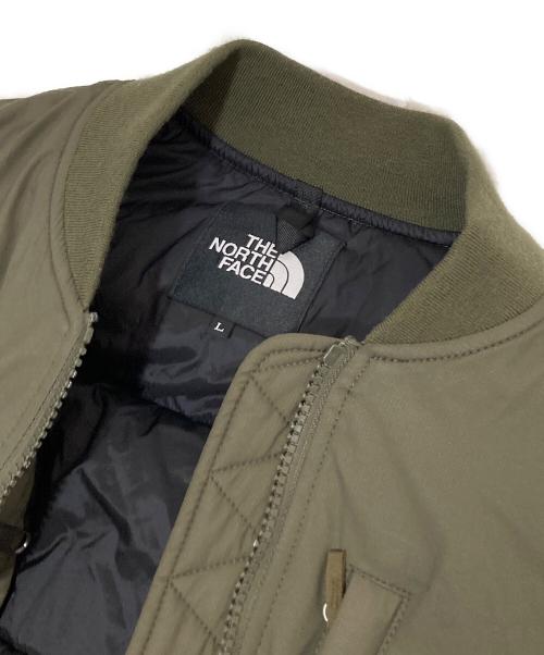THE NORTH FACE（ザ ノース フェイス）THE NORTH FACE (ザ ノース フェイス) GTX Insulation Bomber Jacket（ゴアテックス インサレーション ボンバージャケット） / ダウンジャケット　ND42330R カーキ サイズ:Lの古着・服飾アイテム