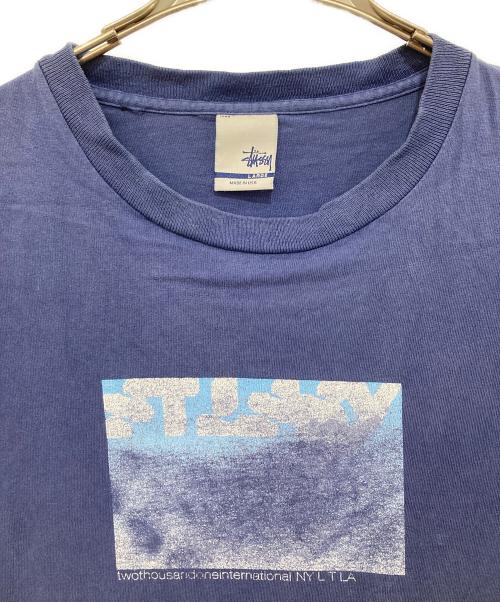 stussy（ステューシー）stussy (ステューシー) グラフィックTシャツ ネイビー サイズ:Lの古着・服飾アイテム