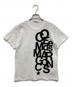 COMME des GARCONSコムデギャルソン）の古着「プリントTシャツ」｜ホワイト