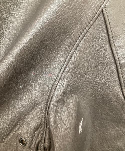 Eddie Bauer（エディーバウアー）Eddie Bauer (エディーバウアー) 80年代 A-2 レザーフライトジャケット USA製 黒タグ ブラック サイズ:40の古着・服飾アイテム