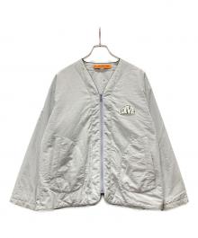 studio seven（スタジオセブン）の古着「Padded Zip V-neck Coverall」｜グレー