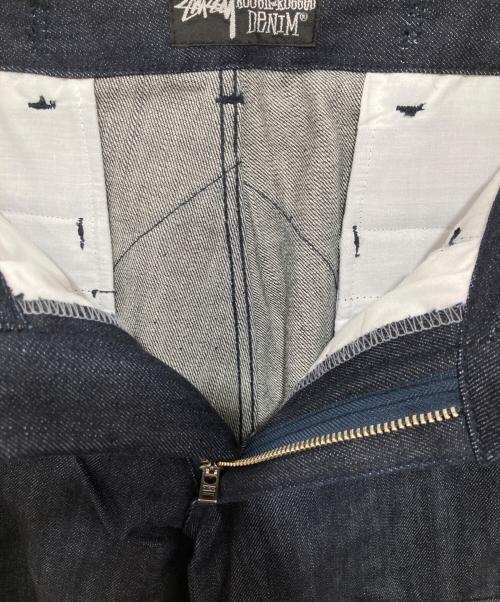 stussy（ステューシー）stussy (ステューシー) デニムカーゴパンツ インディゴ サイズ:W28の古着・服飾アイテム