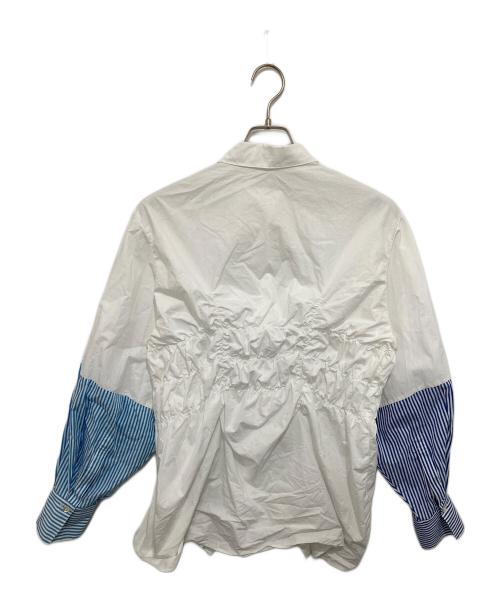 HeRIN.CYE（ヘリンドットサイ）HeRIN.CYE (ヘリンドットサイ) Shirring shirt ホワイト サイズ:FREEの古着・服飾アイテム