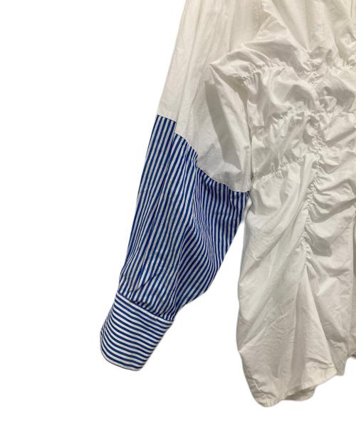 HeRIN.CYE（ヘリンドットサイ）HeRIN.CYE (ヘリンドットサイ) Shirring shirt ホワイト サイズ:FREEの古着・服飾アイテム