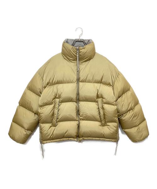 TANAKA（タナカ）TANAKA (タナカ) CLASSIC DOWN JACKET（クラシックダウンジャケット）/ リバーシブルダウンジャケット　ST-124 ベージュ サイズ:Lの古着・服飾アイテム